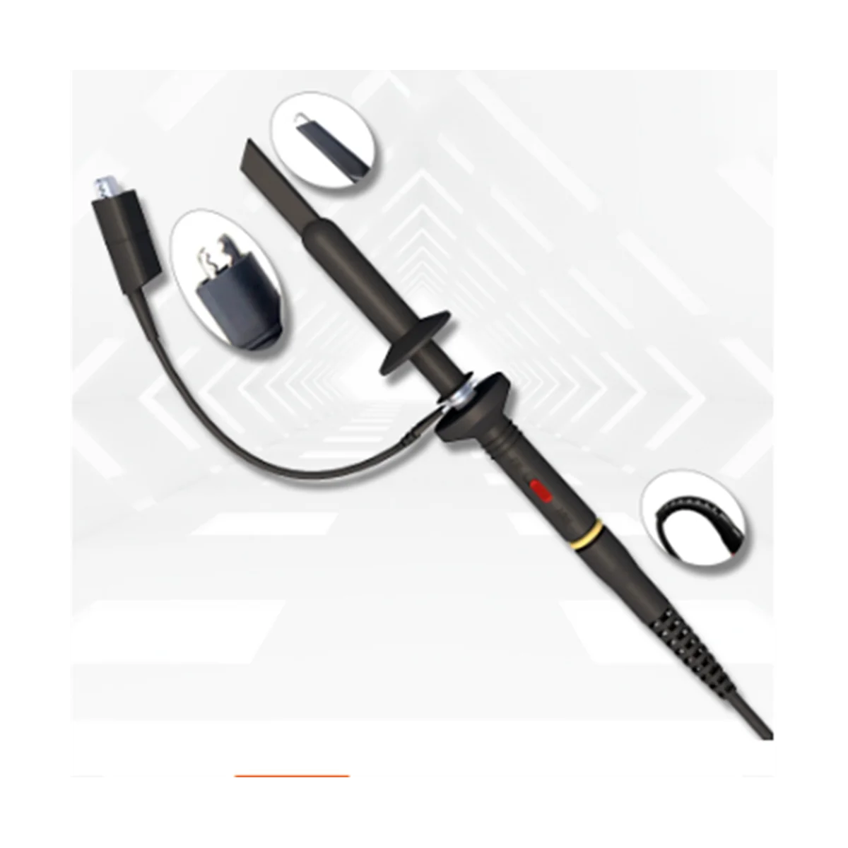 Зонды с зажимом для осциллографа 200 МГц полностью изолированный конец BNC зонда