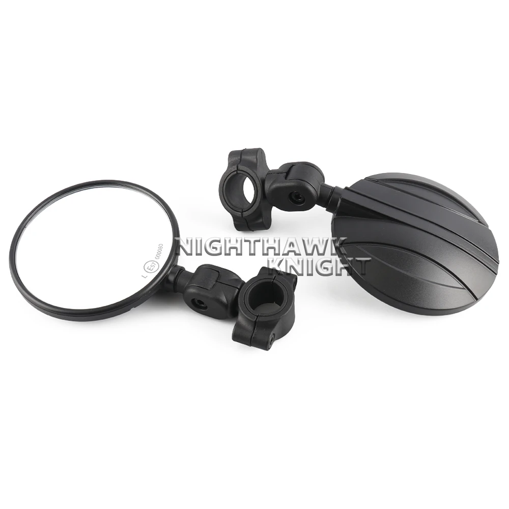 

Универсальное зеркало заднего вида для мотоцикла 7/8 дюйма (22 мм) с регулировкой поворота, круглое боковое зеркало для мотокросса, супермото, эндуро