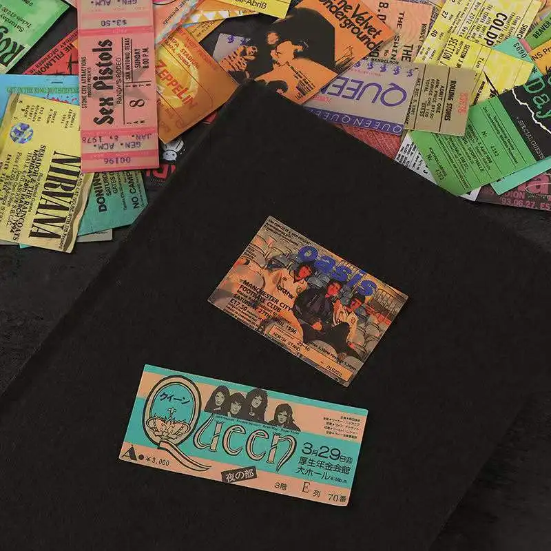 43 шт. в наборе билет стиле рок-группы водонепроницаемая фотосессия Цветочная