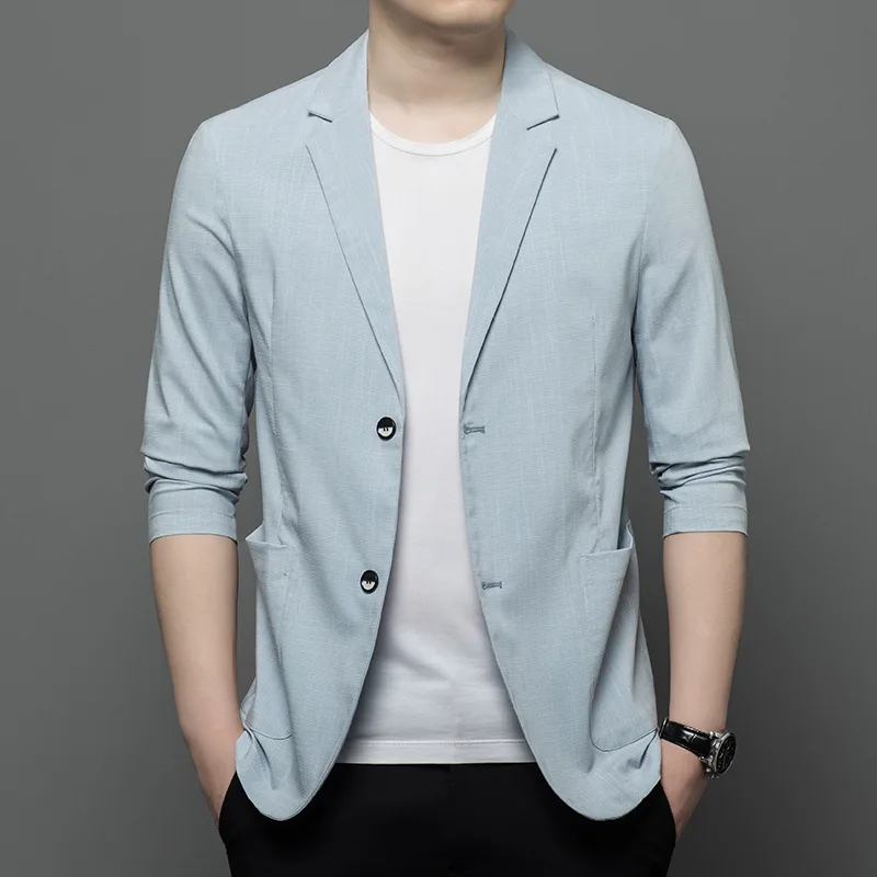 2438-R-Летний новый костюм по индивидуальному заказу Мужской удобный