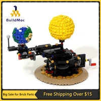moc block earth 4477 earth moon and sun model world creativity mini micro block building blocks bricks assem bly toys game