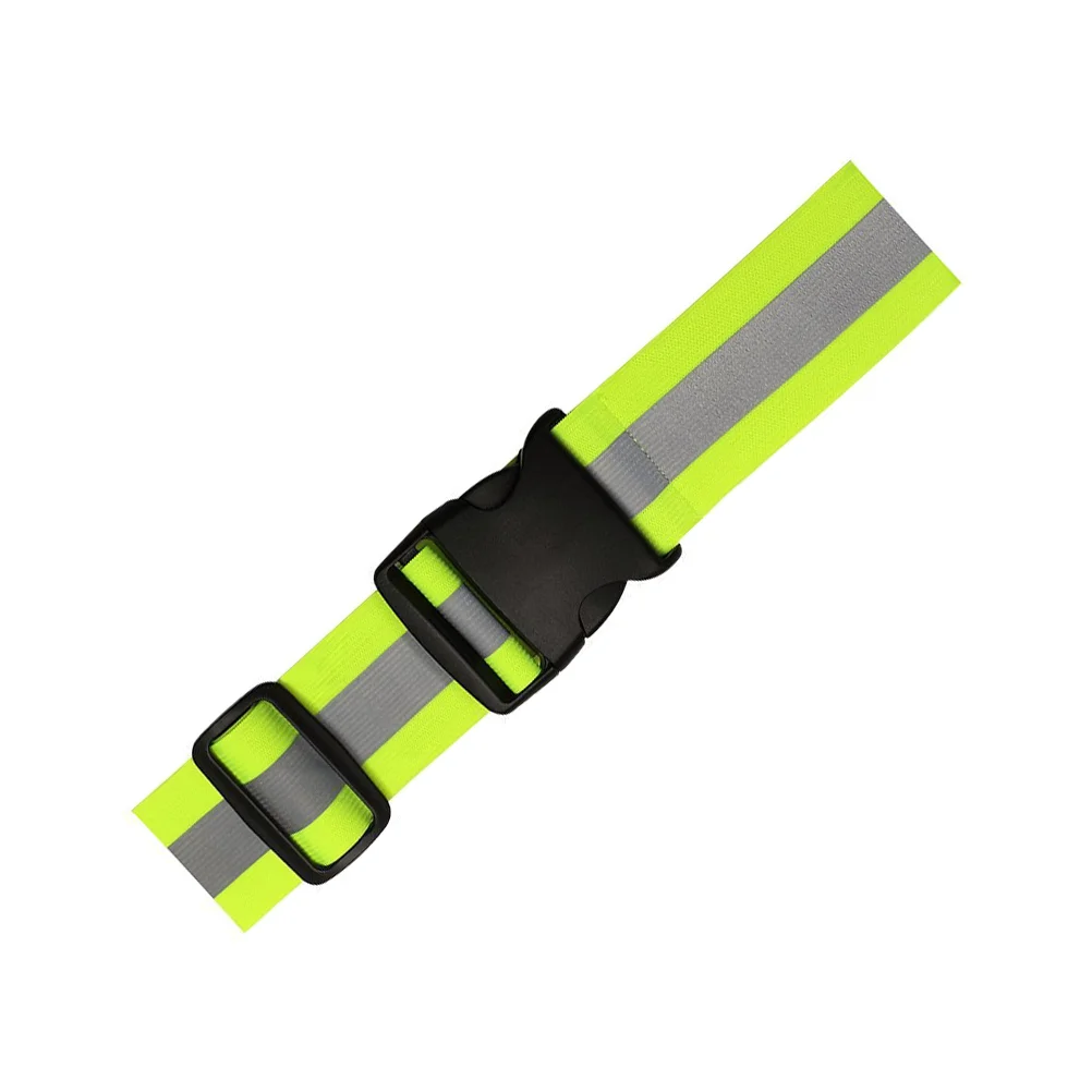 

Sports Highlight Waistband Stretchable Elastic Reflective Belt for Night Riding Running (Fluorescent Yellow)