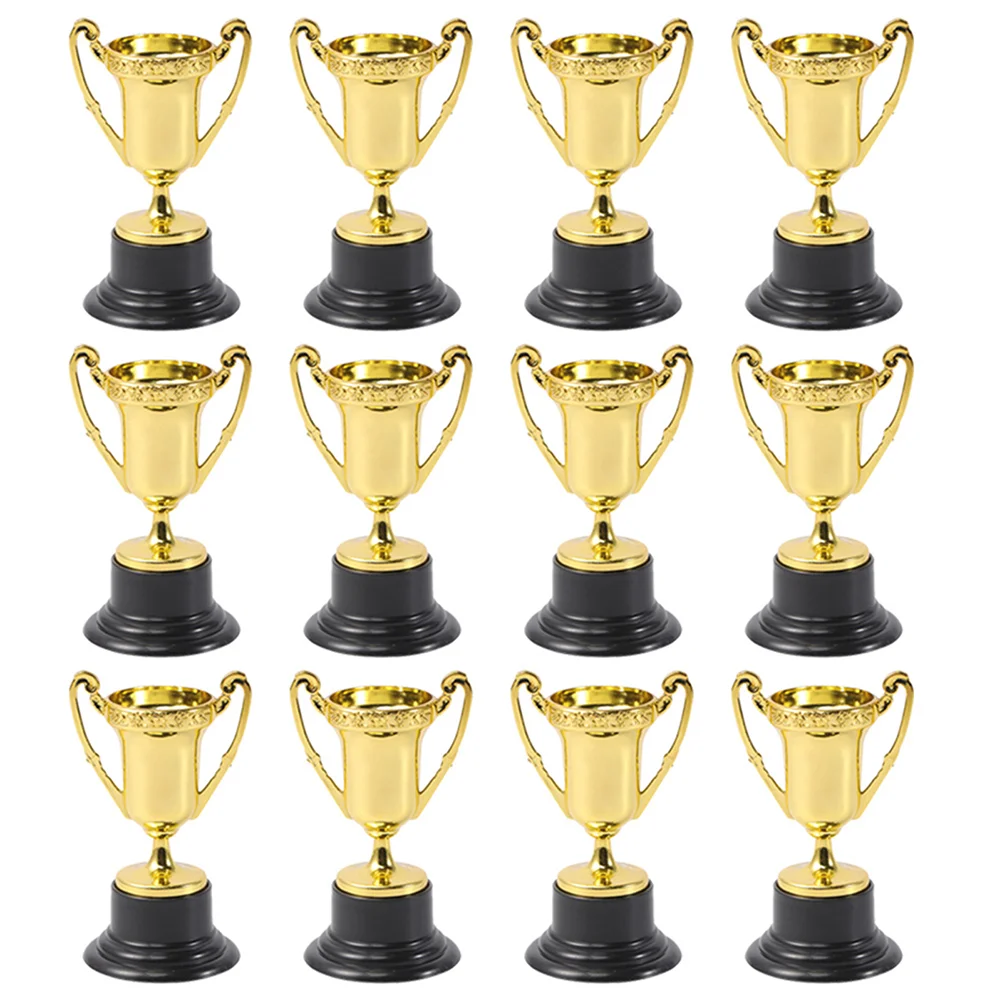 

10Pcs Decorative Mini Trophies Delicate Plastic Trophies Children Small Trophies