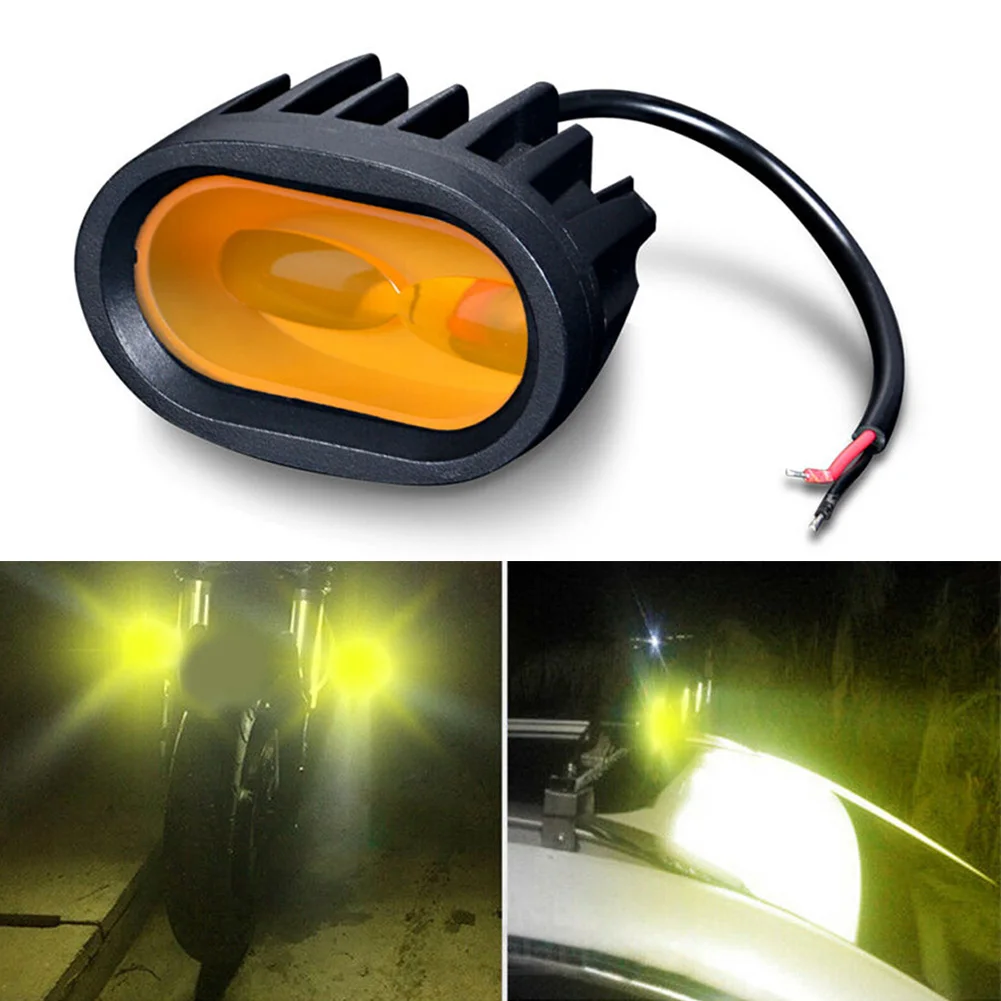 

Car & Truck Parts LED Work Light 6D Lens 9-30V DC Amber IP67 Stainless Steel For Off-road Vehicle High Quality