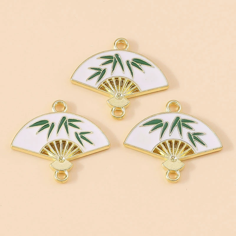 10 шт. новые милые китайские Подвески из бамбука в виде цветка сливы