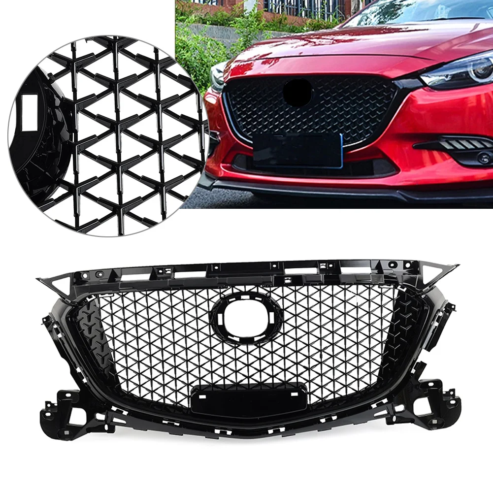 Решетка для переднего бампера автомобиля верхняя решетка с сотовой сеткой