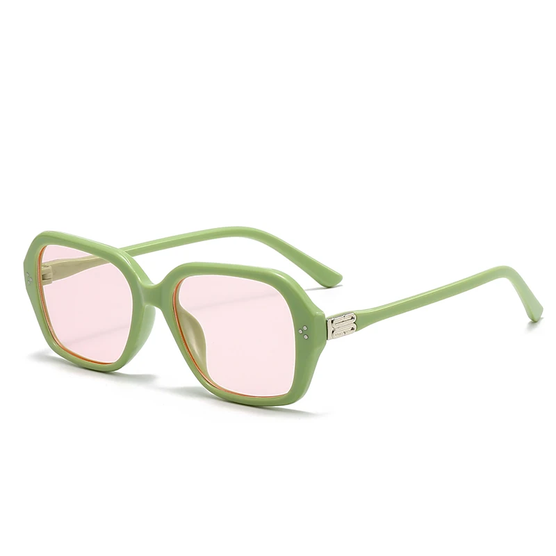 Солнцезащитные очки в стиле ретро UV400 для мужчин и женщин небольшие квадратные с