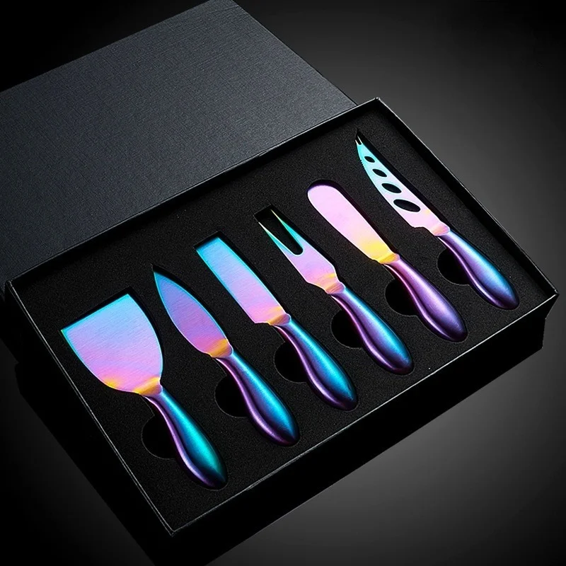 

6 шт./набор, ножи из нержавеющей стали с деревянной ручкой