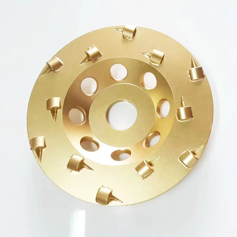 7 inch 180mm PCD Grinding Cup Wheel Polycrystalline Diamond Grinding Wheel Hole 22.23mm for Removing Epoxy Coating Glue