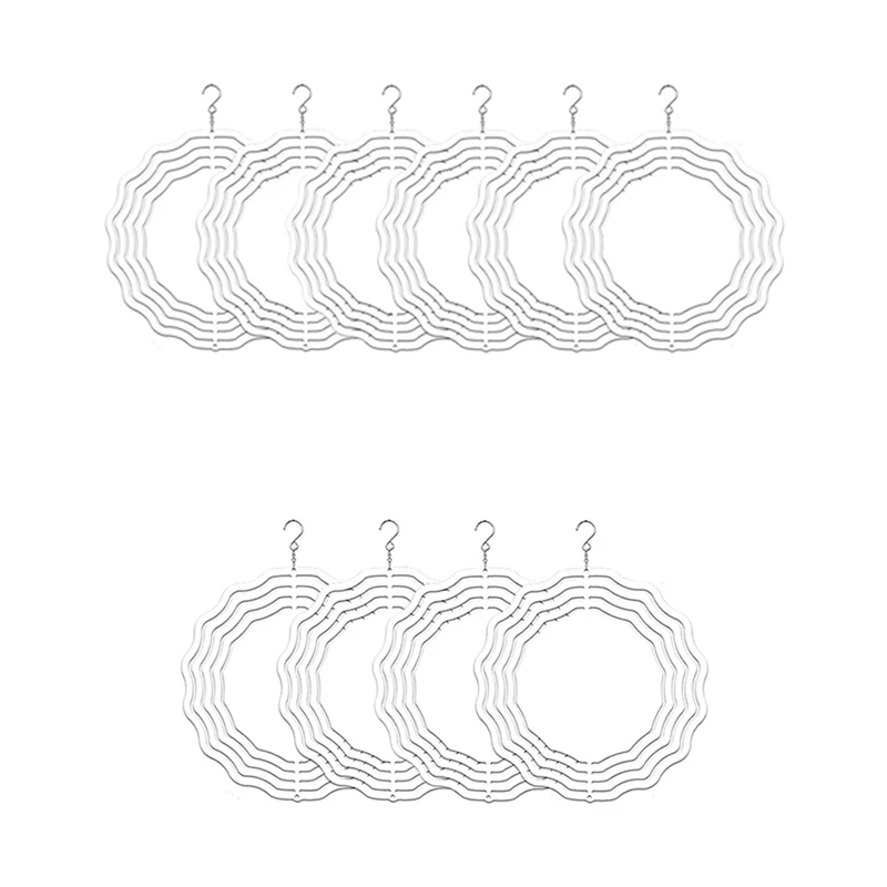6 шт. двусторонняя кинетическая скульптура 8 дюймов