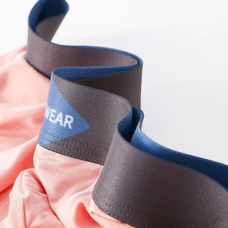 CLEVER-MENMODE 3pcs Modal Panties Boxers Lingerie Men Underwear Sexy Penis Pouch Male Soft Boxershorts High Elastic Underpants