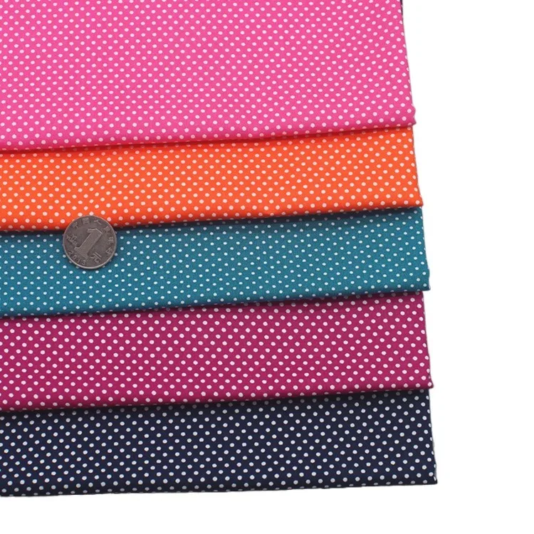 Поплин в горошек 100% хлопок ткань для шитья постельное белье ремесло материал