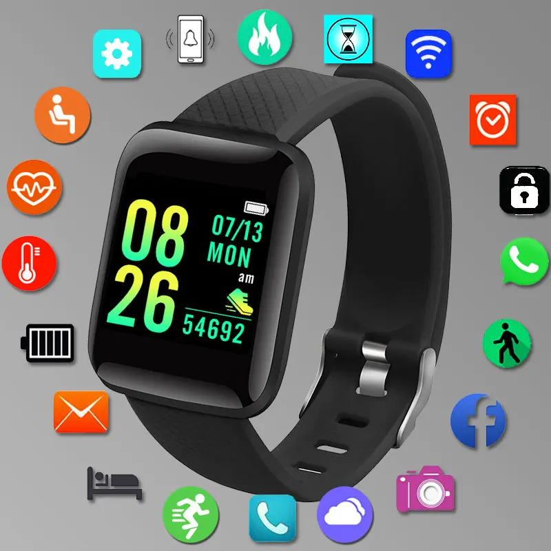 

2022 Smart Watch Men Women Sport Smartwatch For Android IOS Smart Clock Heart Rate Blood Pressure Monitor Waterproof Smart-Watch