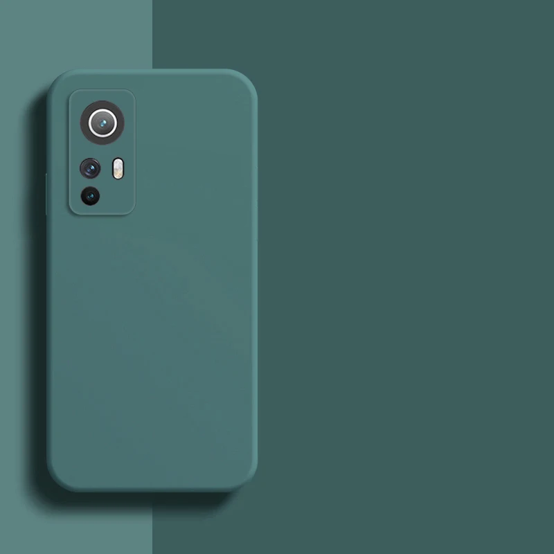 Dla Xiaomi 12 Lite Etui Mi 11T 12S Pro 11 5G NE 11i 11X Pokrowiec Miękki płynny silikonowy zderzak na telefon