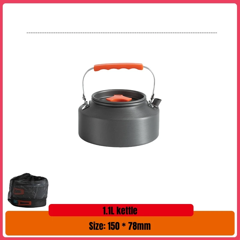 1 1/1 6 л походный чайник легкий из алюминиевого сплава для туризма посуда