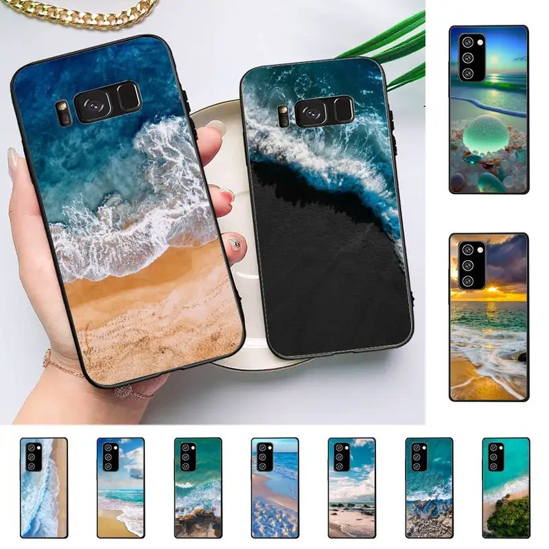 

Sea Beach Phone Case for Samsung Note 20 Ultra 10 pro lite plus 9 8 5 4 3 M 30s 11 51 31 31s 20 A7
