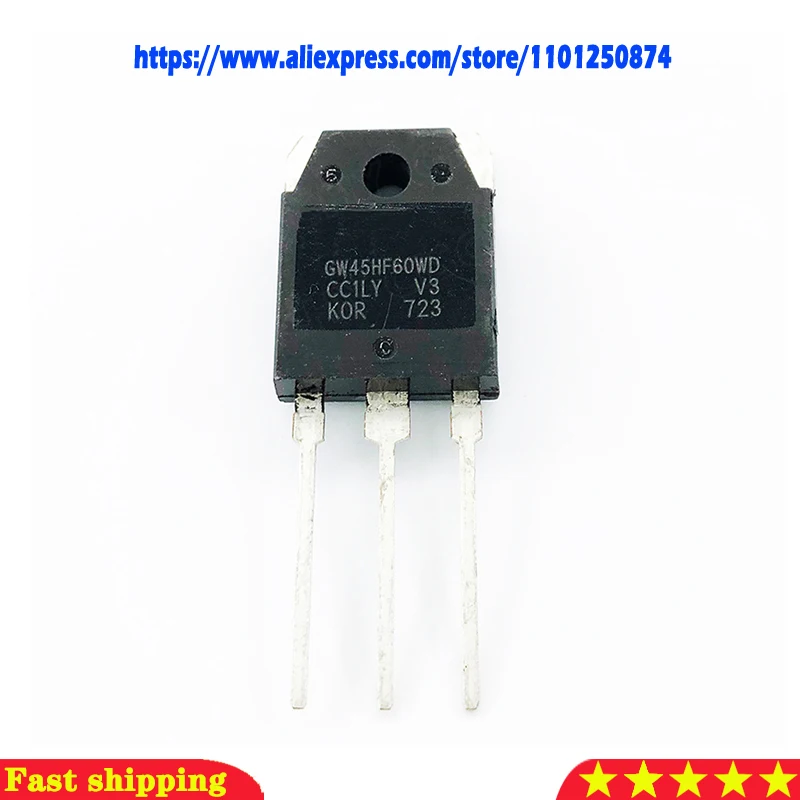 

10pcs STGW45HF60WD TO-247 GW45HF60WD TO247 STGW45HF60 45HF60 600V 45A new original In stock