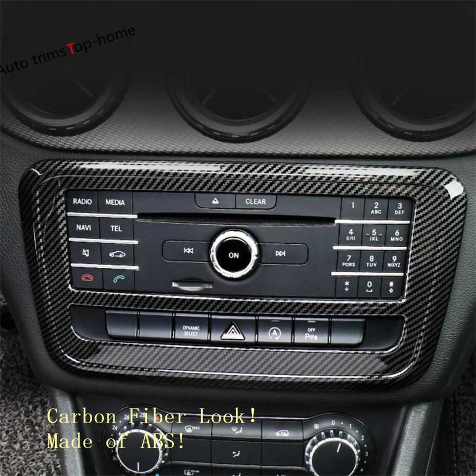 Yimaautotrims для Mercedes Benz A Class W176/B W246/GLA X156/CLA 2015-2019 Накладка на панель кондиционера