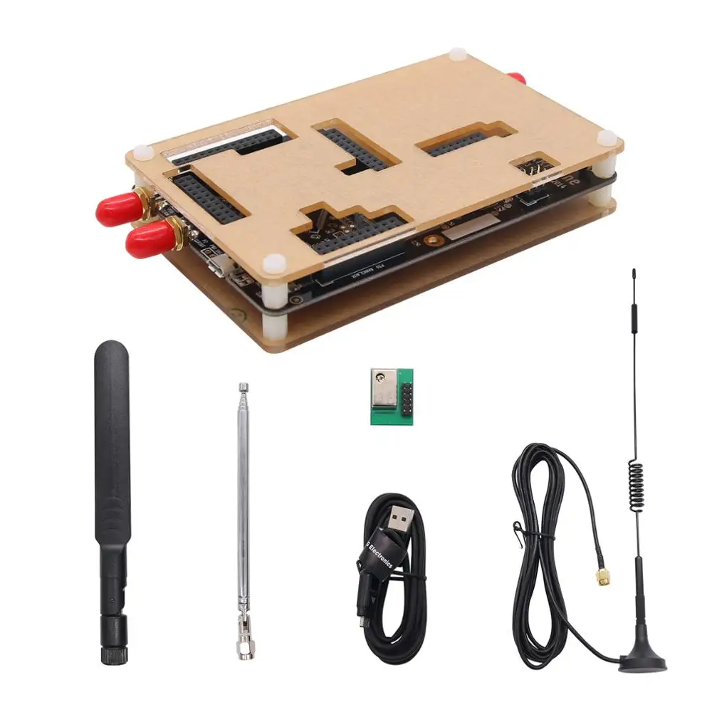 

1MHz-6GHz HackRF One Software Defined Radio SDR & Antennas Bundle Acrylic Housing Kit