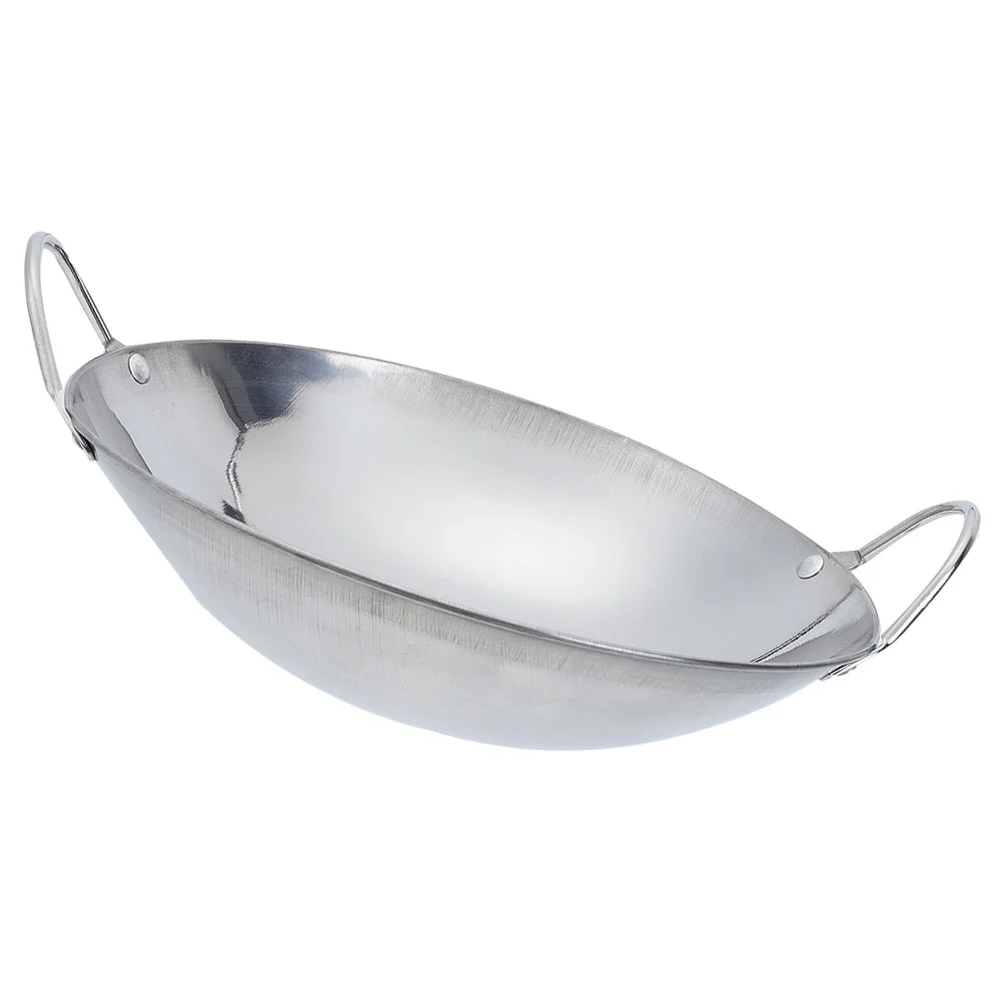 

Omelet Paella Pan Noodles Cooker Stainless Steel Stock Pot Noodle Cooker Stainless Steel Cookware Daily Use Everyday Pan