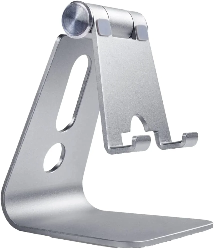 

2023 Cell Phone Holder for Tablet Smartphone iPhone iPad Articulated Desk Metal Aluminum Adjustable and Portable for Reading Hom