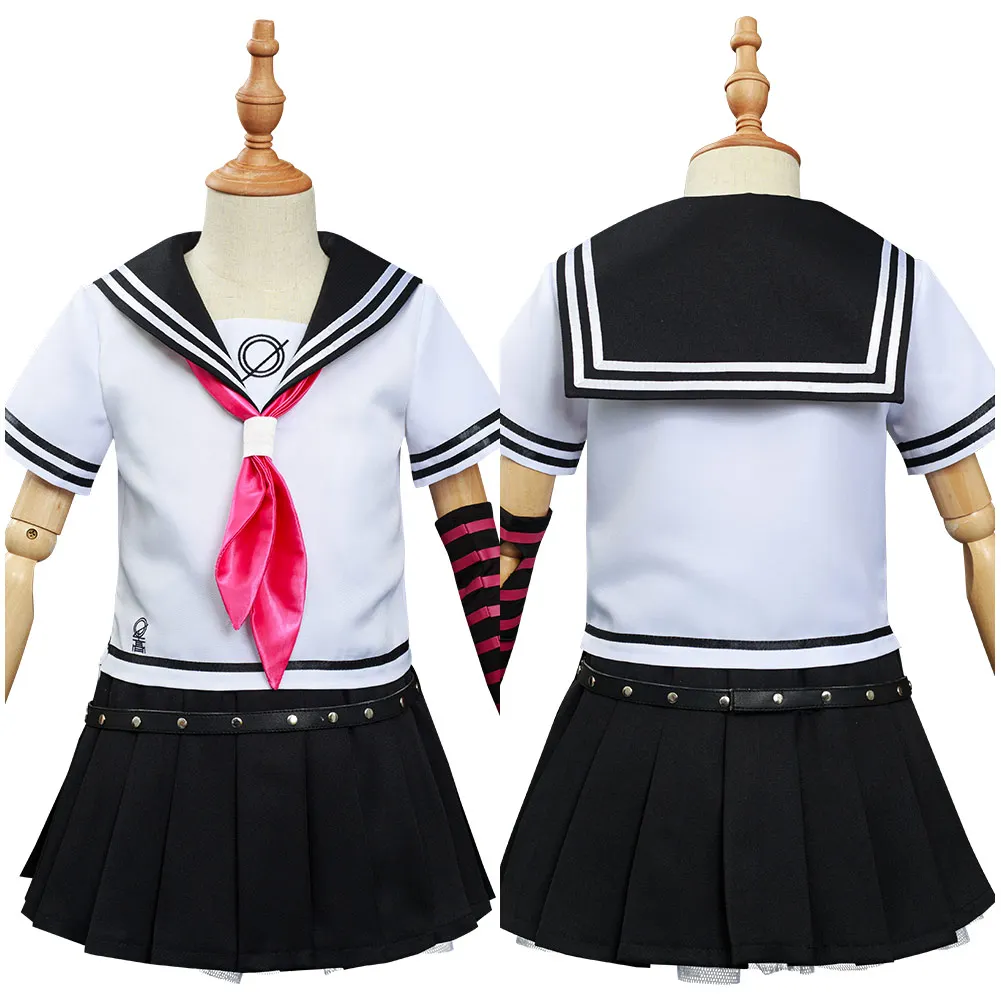 

Danganronpa Ibuki Mioda Cosplay Costumes Kids Girls School Uniform Dress Outfits Halloween Carnival Suit