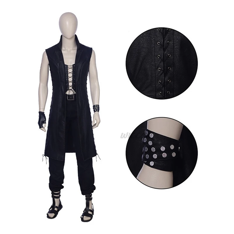 Дьявол игра DMC 5 V Vitale Косплей Костюм Парик May Cry Униформа Наряд на заказ Хэллоуин