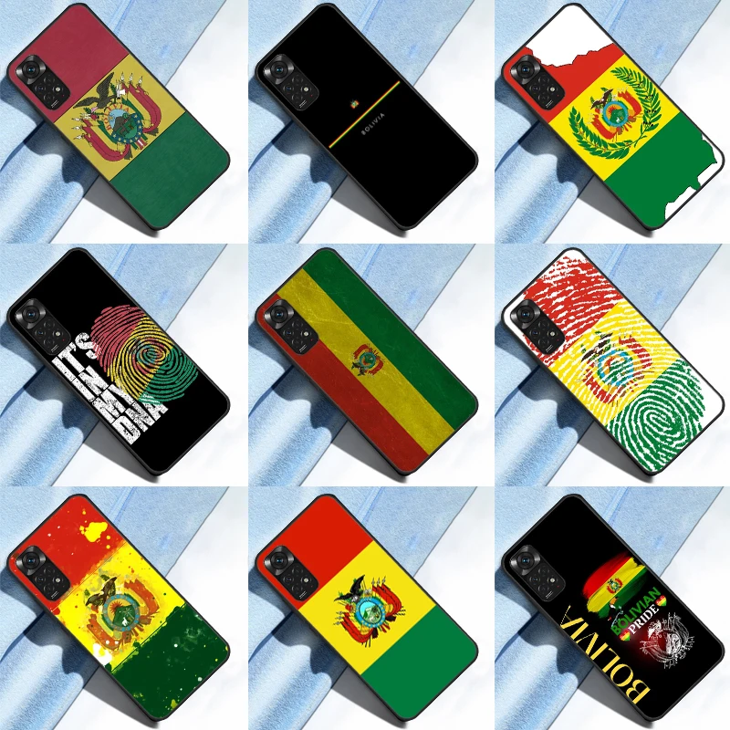 Чехол с флагом Боливии для Xiaomi Redmi Note 12 Pro 8 9 10 11 Pro Note 12S 11S 10S 9S Redmi 12C 9C 10C, чехол