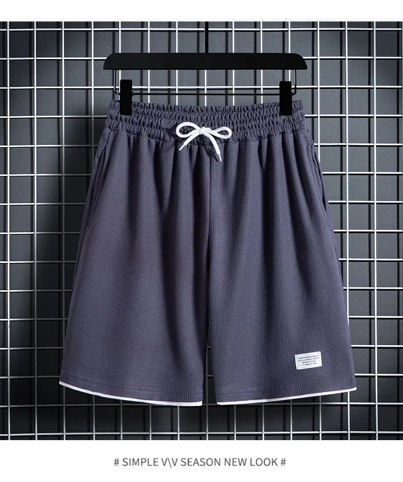 2023 Summer Men's Two Piece Set Linen Fabric Casual T-Shirt and Shorts Set Mens Sports Suit Fashion Short Sleeve Tracksuit