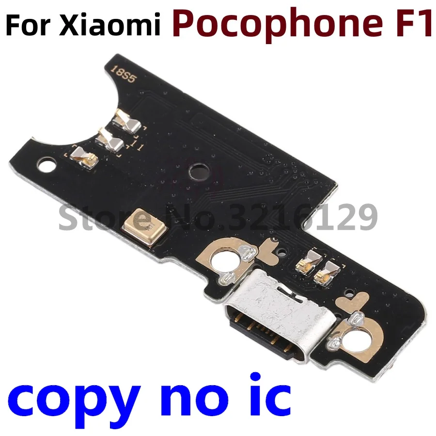 Фото Для Xiaomi Pocophone Poco F1 X3 Pro NFC USB-док-станция, плата порта зарядки с разъемом для микрофона, гибкий кабель №5