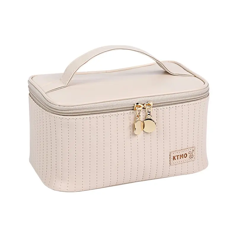 Portable Makeup Bag Travel Cosmetic Bags for Women Medium Pouch Cute Purse Make Up Organization Waterproof