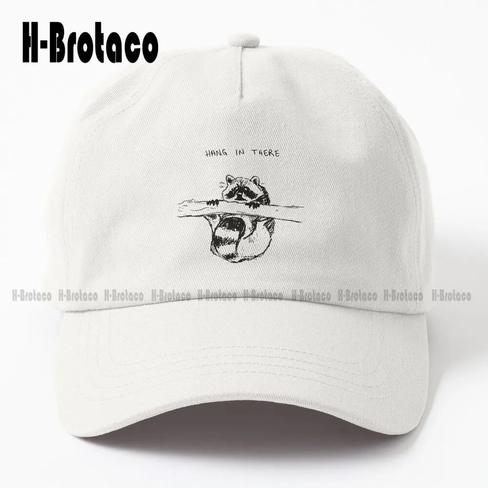 

Hang In There Dad Hat Black Hats Tactical Summer Sunscreen Hat Outdoor Climbing Traveling Street Skateboard Custom Gift Sun Hats
