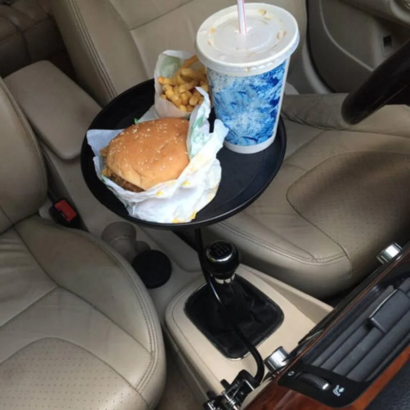

Car Swivel Tray Car Food Tray with Clamp Bracket Folding Dining Table Drink Holder Car Pallet Back Seat Water Car Cup Holder