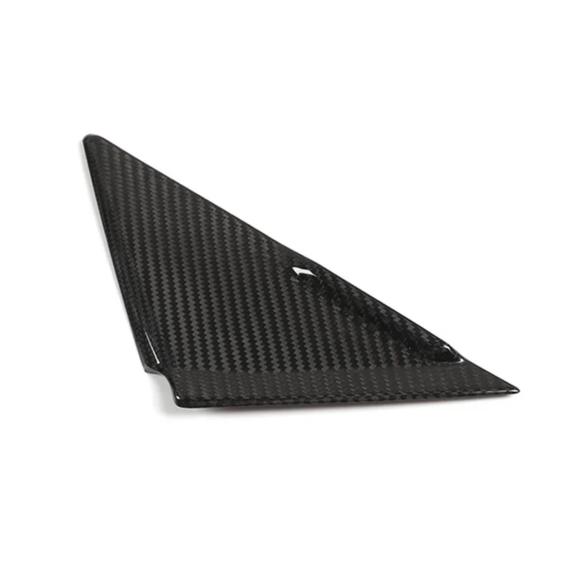 Настоящее углеродное волокно Стайлинг автомобиля наклейка на переднюю оконную