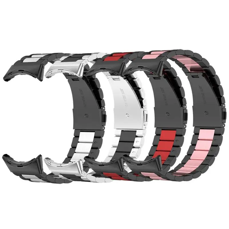 

Sport Strap for Google Band Wristband Smartwatch Three Steel Bands Bracelet Replacement Watchband Accessories