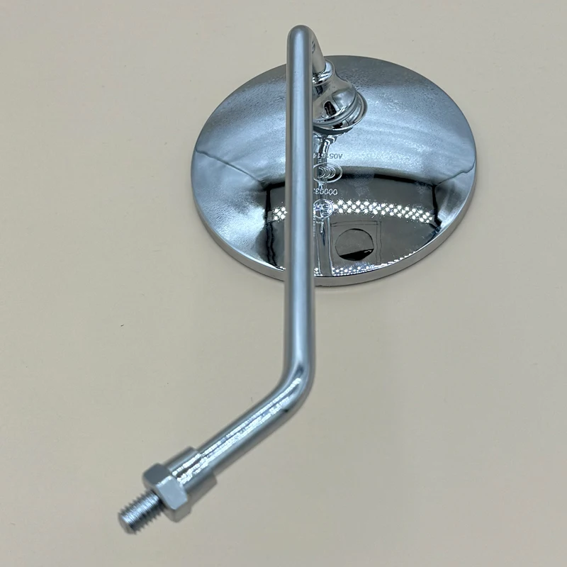 Зеркало заднего вида Универсальное для мотоцикла боковое хромированное зеркало