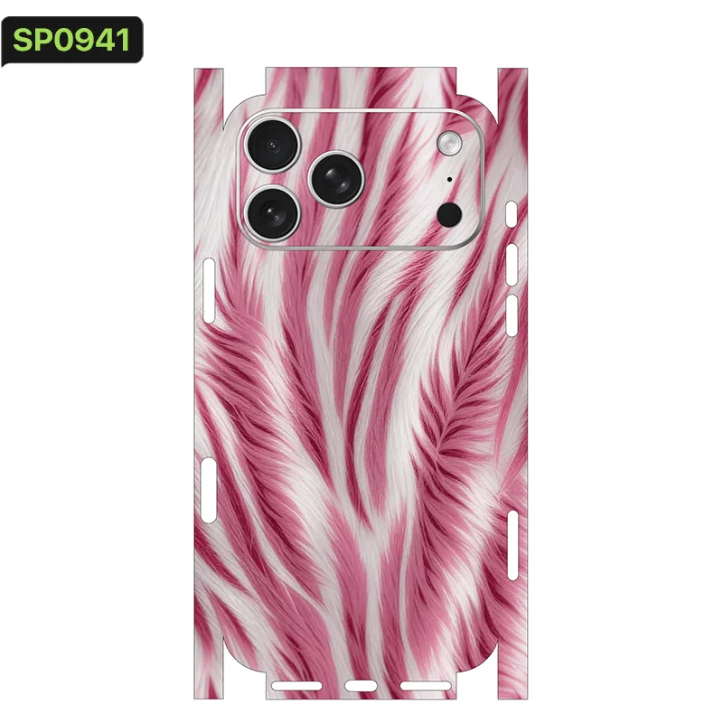 Фото Защитная пленка-наклейка Oscar Wrap для Apple iPhone 17, 16, 15, 14, iPhone 13 Pro Max, цветная, на заднюю панель №5