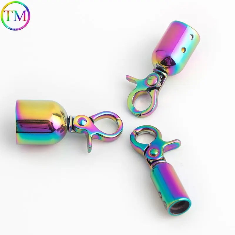 Rainbow Metal Buckles Bag Side Clip Arch Bridge Connector Hanger Hook Side For Bag Purse Belts Strap Diy Hardware Accessories