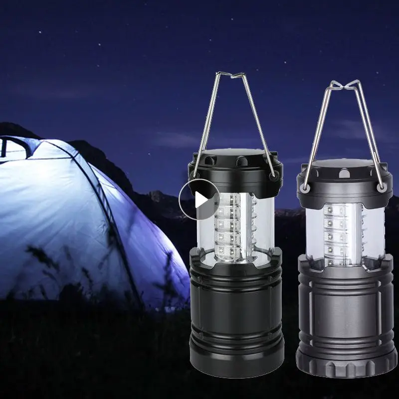 

30LED Tent Lamp Waterproof Camping Light Power By 3*AA Battery Emergency Light Portable Lantern Working Lighting Flashlight