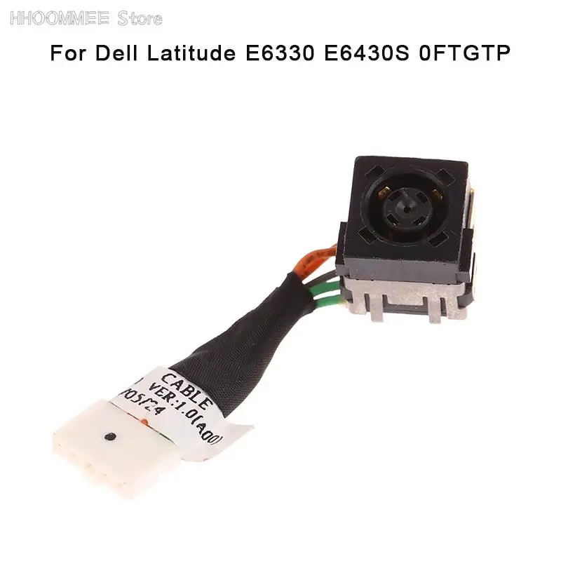 

1pc Laptop Port Plug Cable Wire For Dell Latitude E6330 E6430S 0FTGTP Power Jack Socket Connector Cable