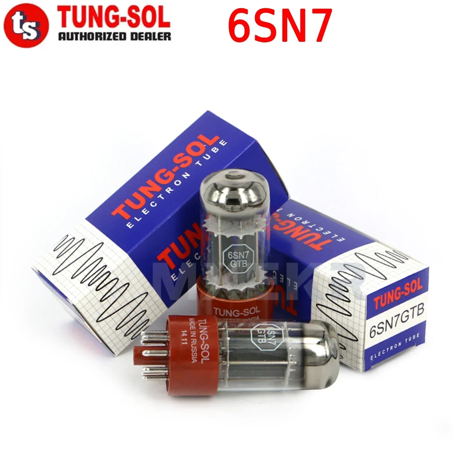 TUNG-SOL 6SN7 Замена электронной лампы 6N8P/6H8C/CV181 Вакуумная лампа Оригинальная