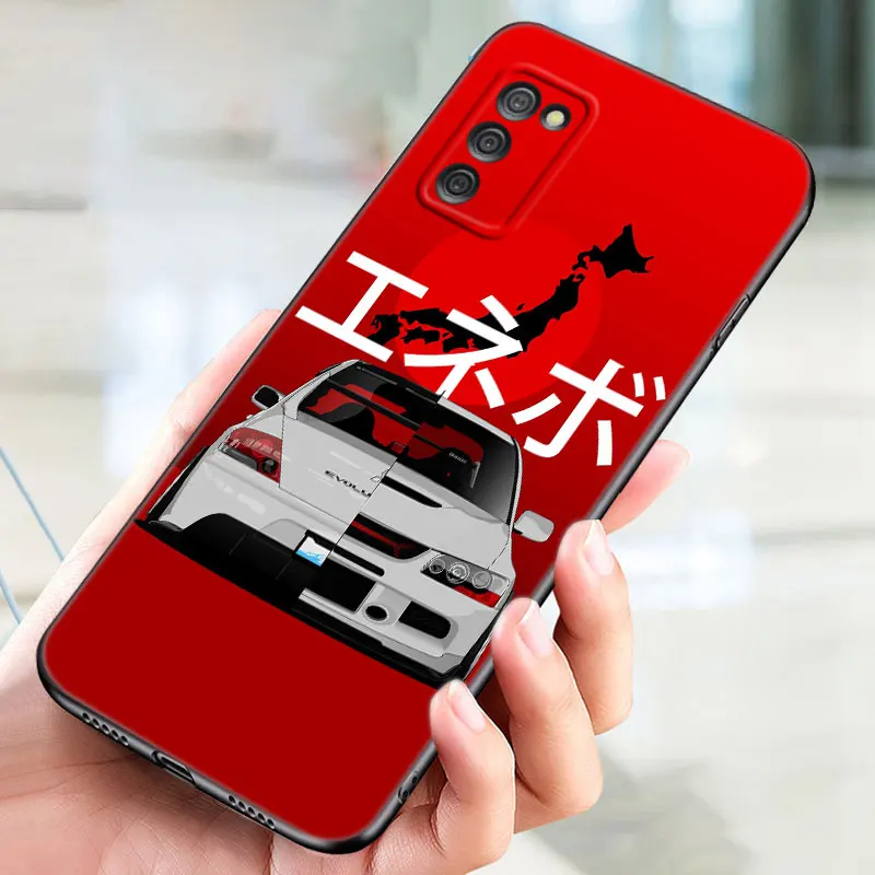 Японский чехол JDM для телефона в спортивном автомобиле Samsung Galaxy A01 A03 Core A02 A10 A20 S A11