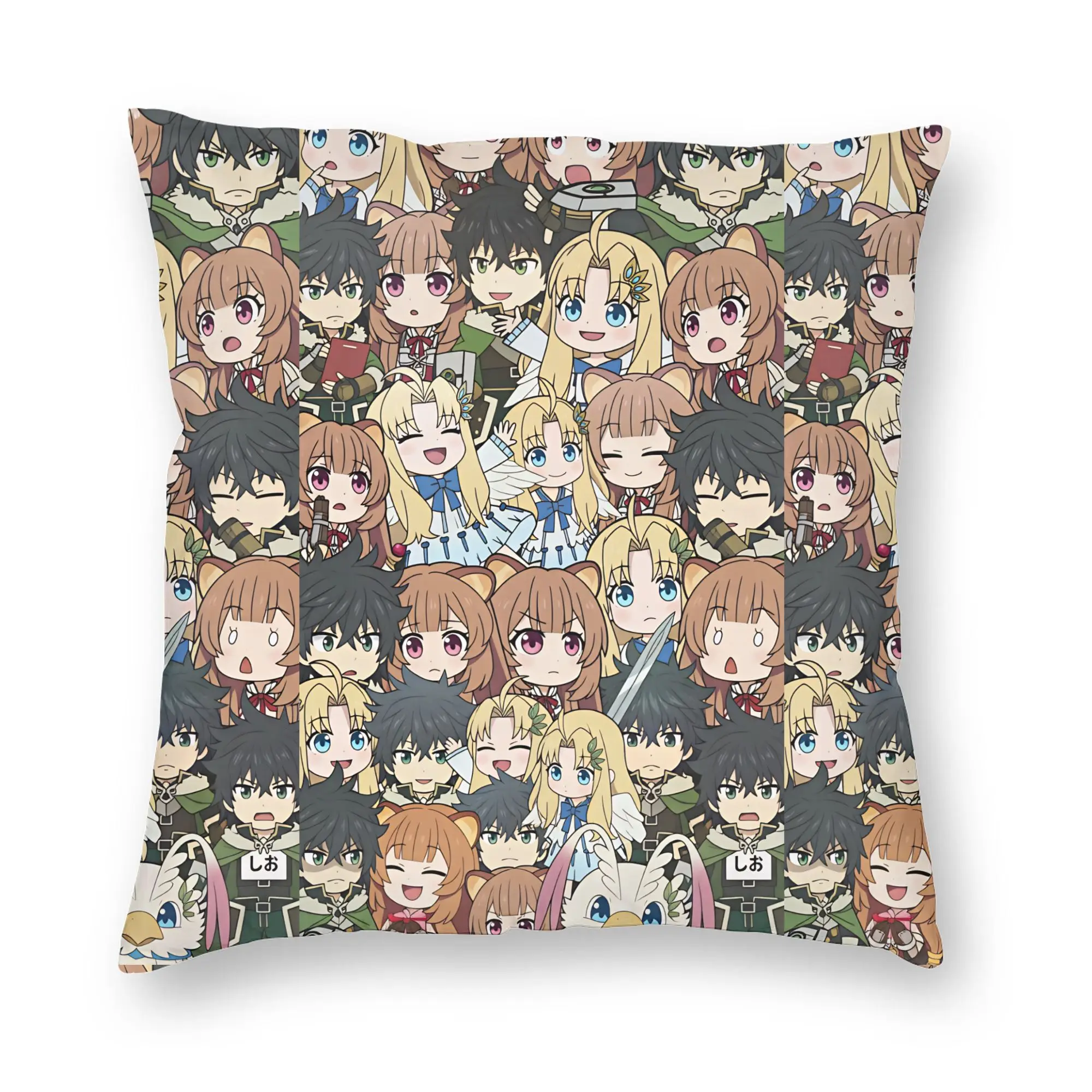 Фото Наволочка Raphtalia S-Shield Hero TRotSH, модная наволочка для дивана, кровати, гостиной, с графическим принтом, подарок. №1