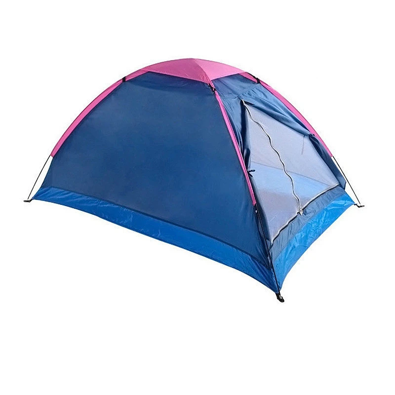 

New 2 Persons Camping Tent Single Layer Beach Tent Outdoor Travel Windproof Waterproof Awning Tent Summer Tent
