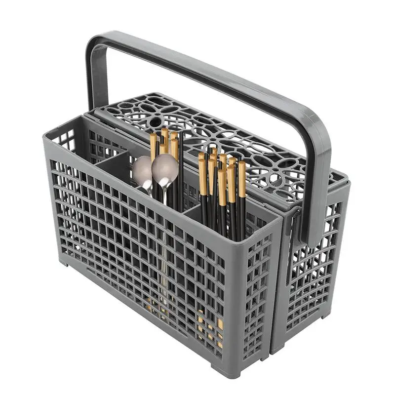 

Dishwasher Basket Universal Cutlery Box For Silverware Tableware Divide Able Cutlery Basket With A Handle Fits Most Dishwasher
