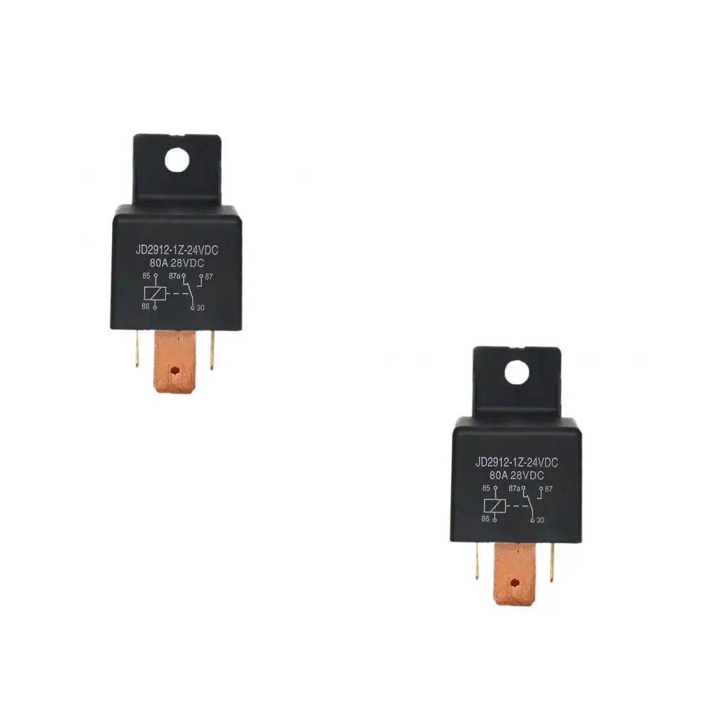 

Реле переключения для автомобилей, грузовиков, мотоциклов, 80 А, 28 В постоянного тока, 5 контактов, SPDT, 2 шт.