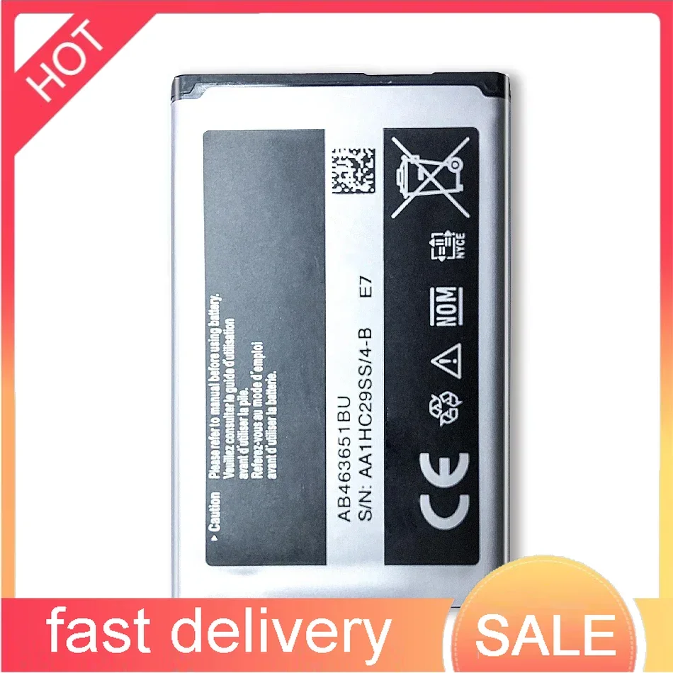 AB463651BC AB463651BE AB463651BU аккумулятор для Samsung W559 S5620I S5630C C3200 F339 S5296 C3322 GT-C3530 S5610 батарея