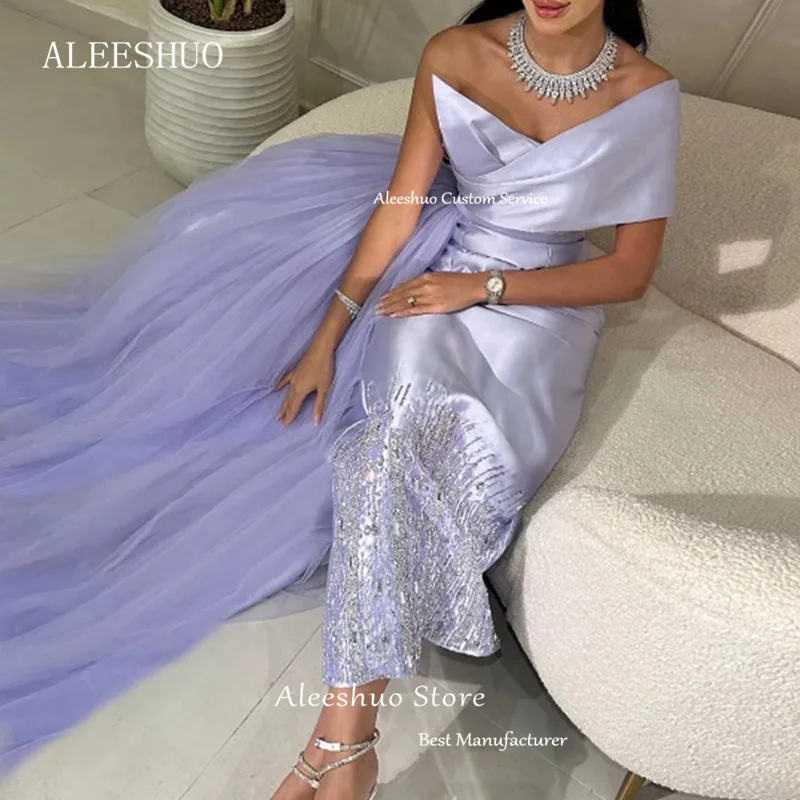 Рисунок 3 - Вечерние атласные платья Aleeshuo