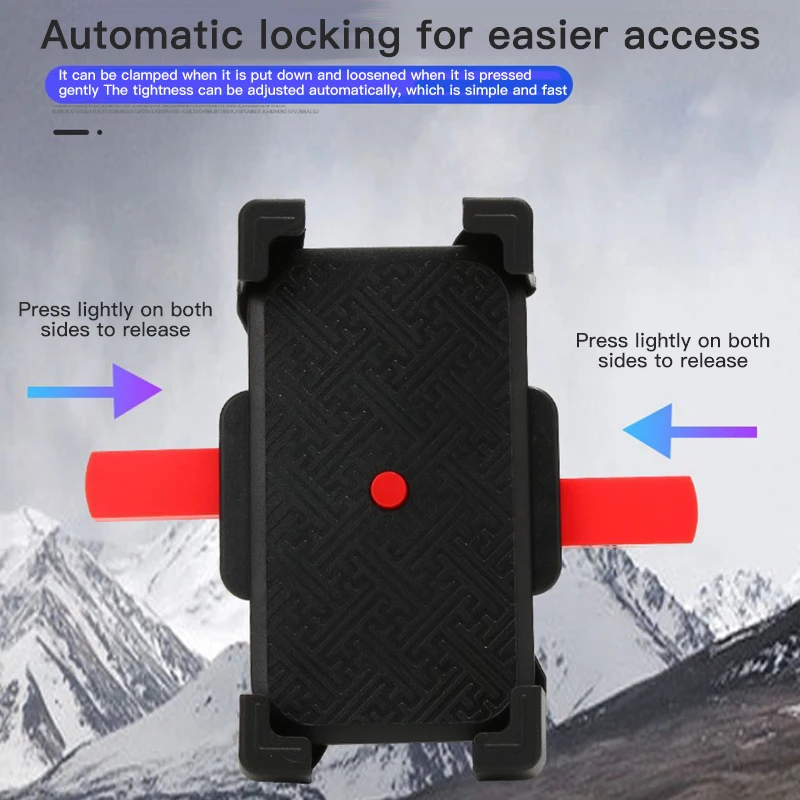 

Универсальный устойчивый держатель телефона для мотоцикла, велосипеда, зажим для руля, механический держатель для мобильного телефона, подставка, кронштейн для крепления GPS