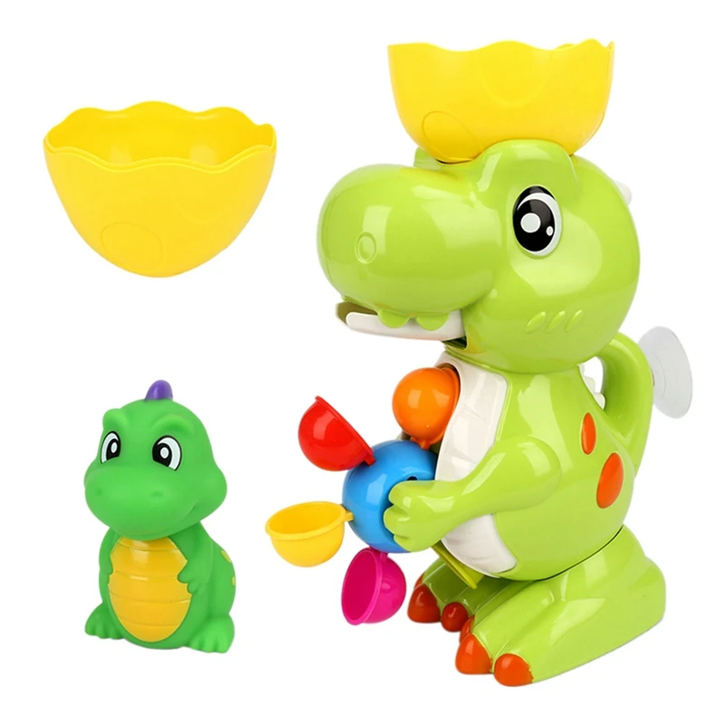 

FBIL-Baby Zhuanzhuanle Toy Bathroom Bath Water Play Dinosaur Water Wheel Children's Bath Toy